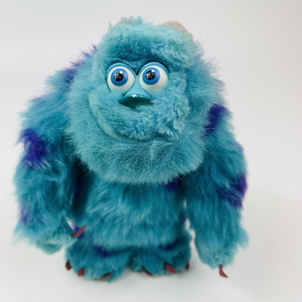 Vintage 2001 Disney Pixar Monsters Inc Sully Plush Stuffed Animal Sulley 9"